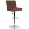 Emma and Oliver Tufted Back Adjustable Height Barstool with Accent Nail Trim